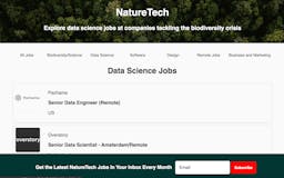 NatureTech Jobs media 3