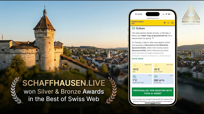 Schaffhausen.Live - Personal AI Agent screenshot 1 (video preview)