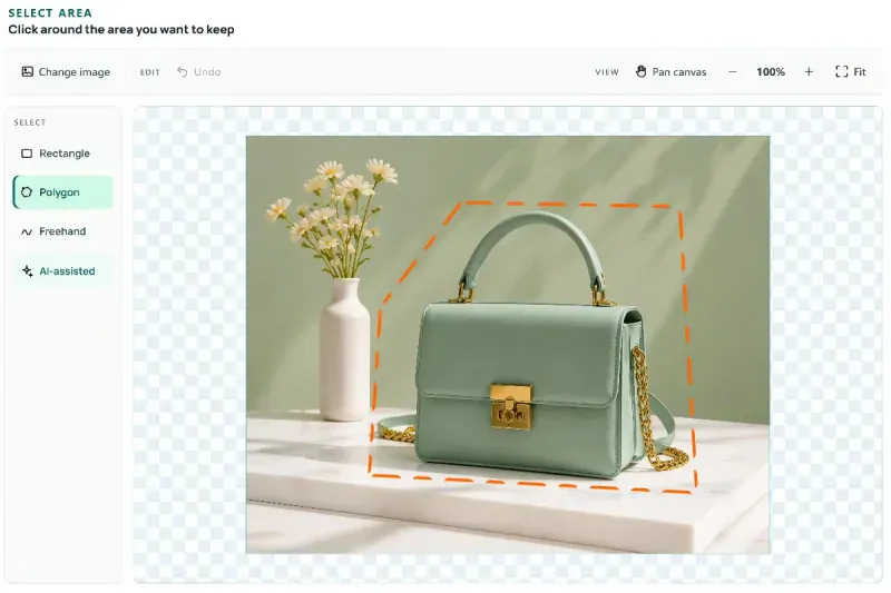 LassoCrop screenshot