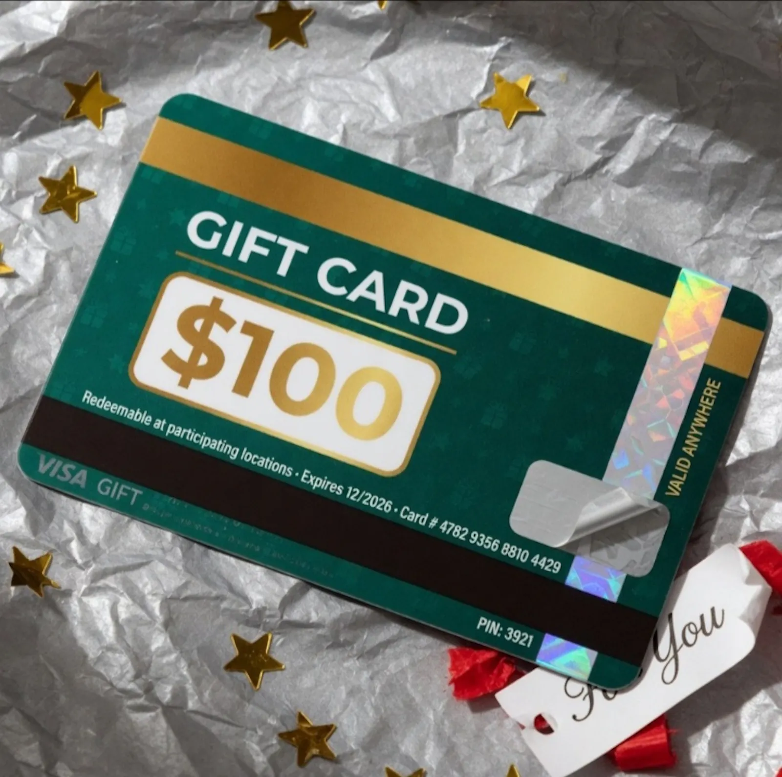Gift card screenshot 1