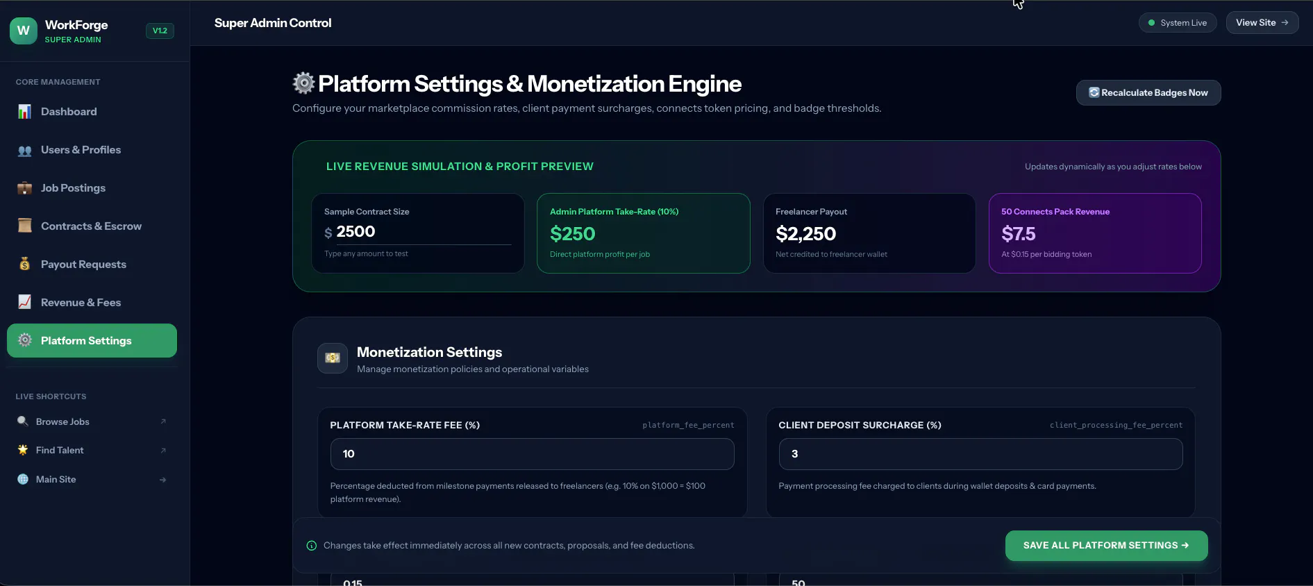 WorkForge — Upwork Clone Source Code gallery image