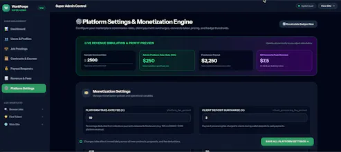 WorkForge — Upwork Clone Source Code gallery image