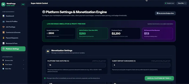 WorkForge — Upwork Clone Source Code screenshot 11