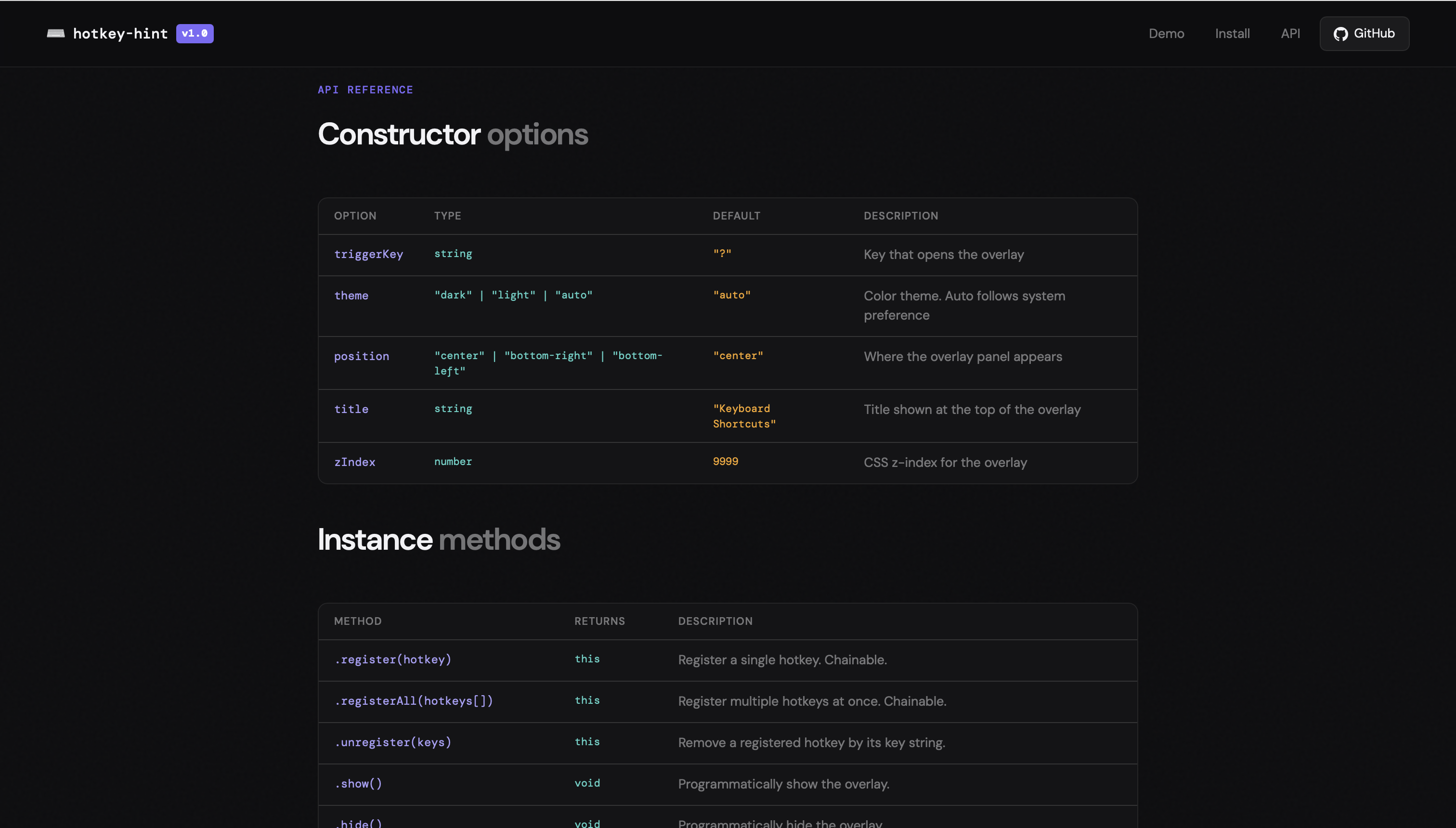 hotkey-hint - Screenshot 3 showing product features and functionality