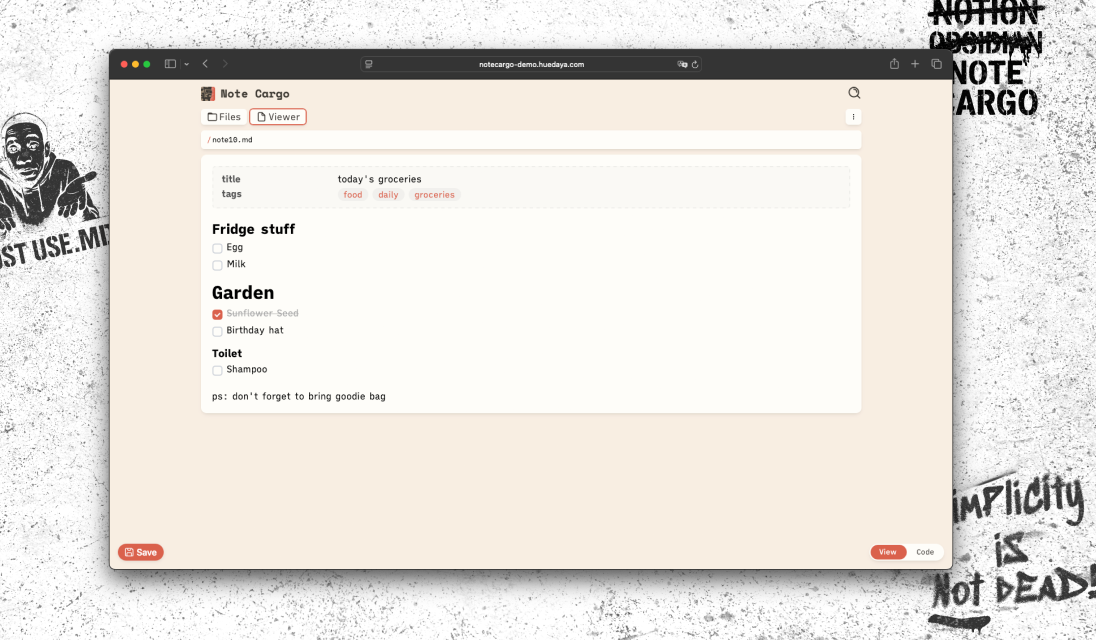 Note Cargo gallery image
