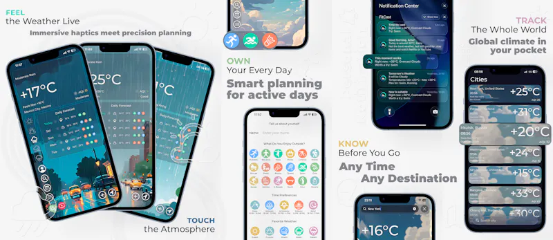FitCast: Weather & Activity screenshot 1
