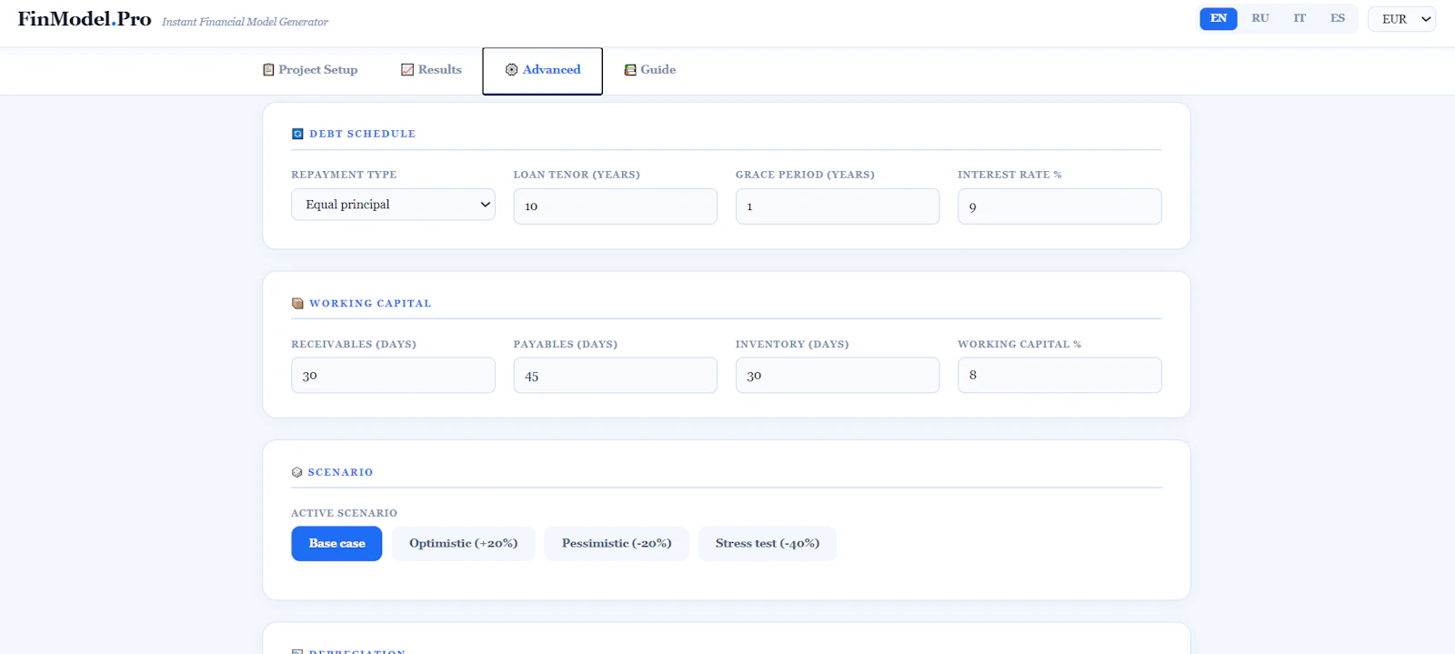 FinModel Pro screenshot 4