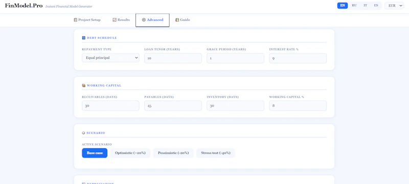 FinModel Pro screenshot 4