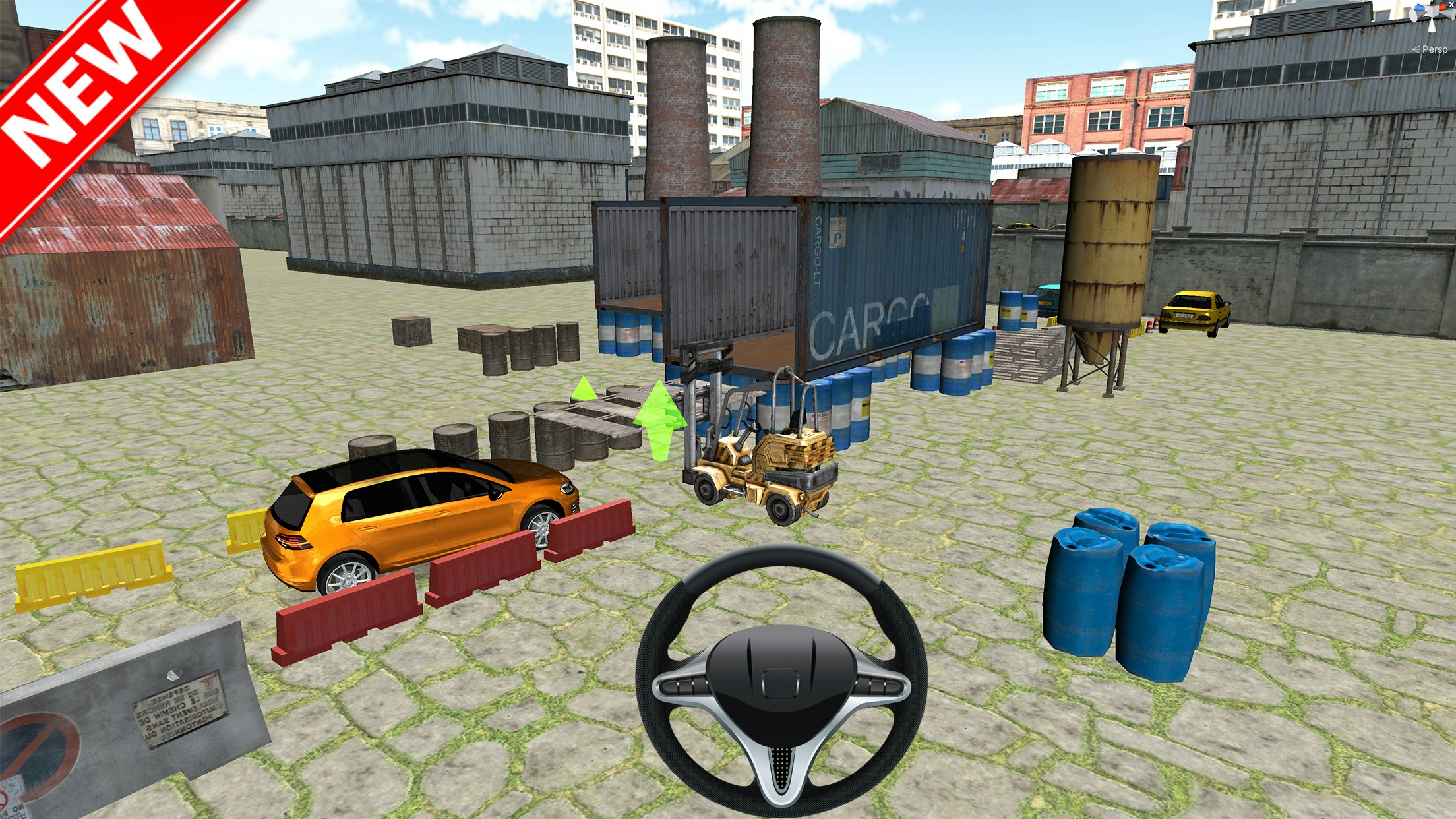 Realistic Car park simulator game gallery image