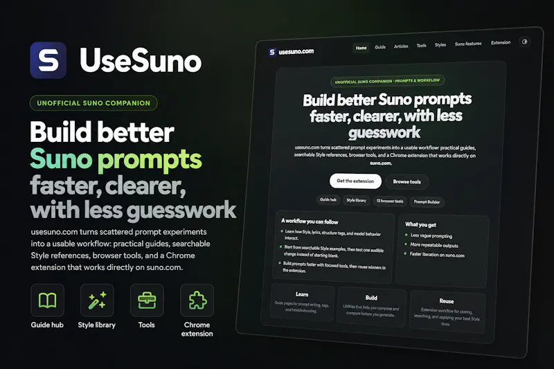 Use Suno screenshot 1