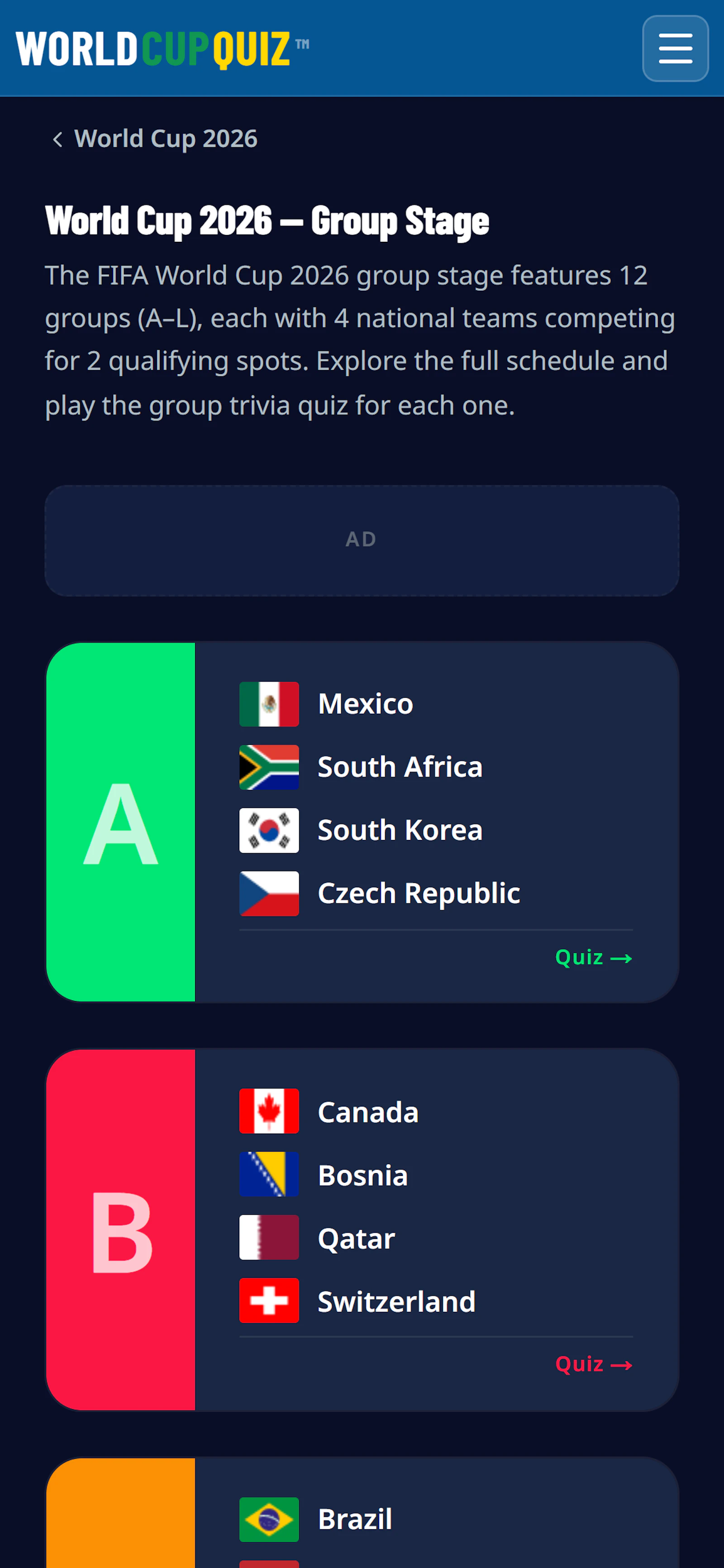 WorldCupQuiz screenshot 6