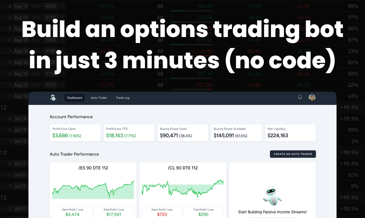 startuptile OAT X TastyTrade-Build an options trading bot in just 3 minutes with no code