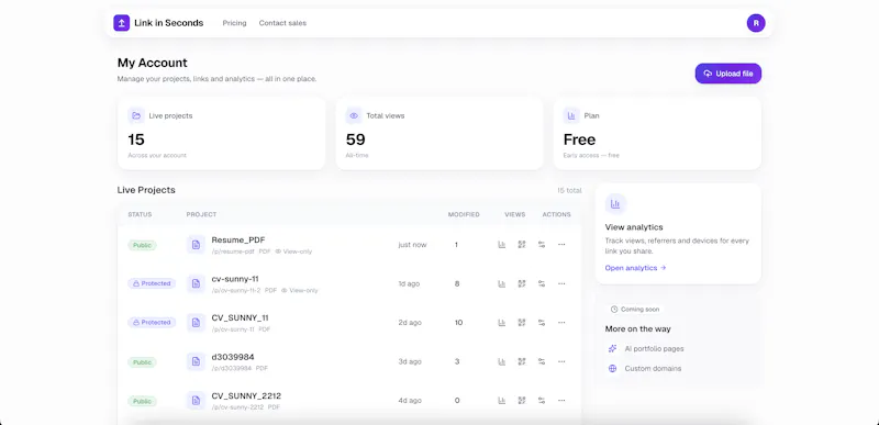 Link in Seconds screenshot 5