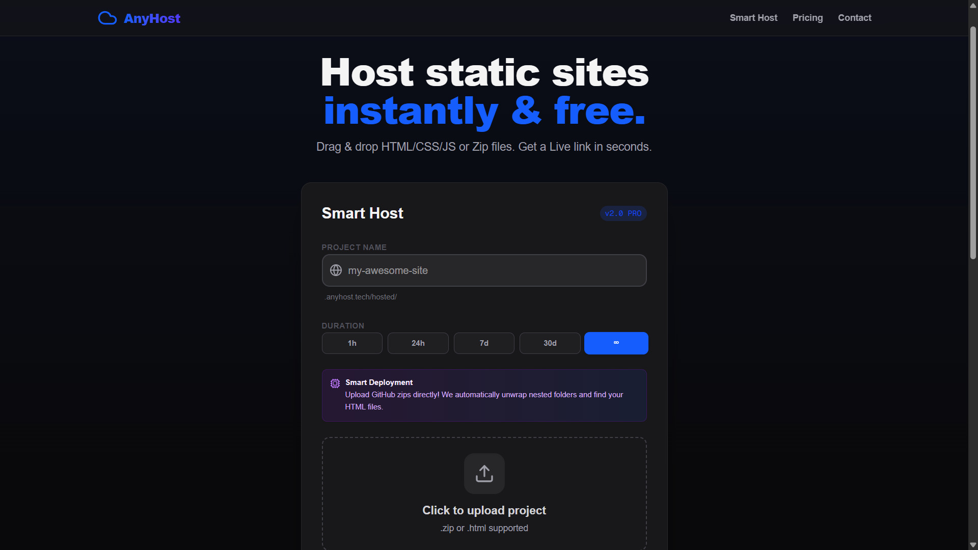 AnyHost gallery image