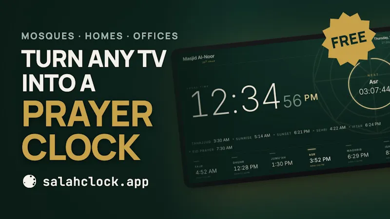 Salah Clock screenshot 1 (video preview)