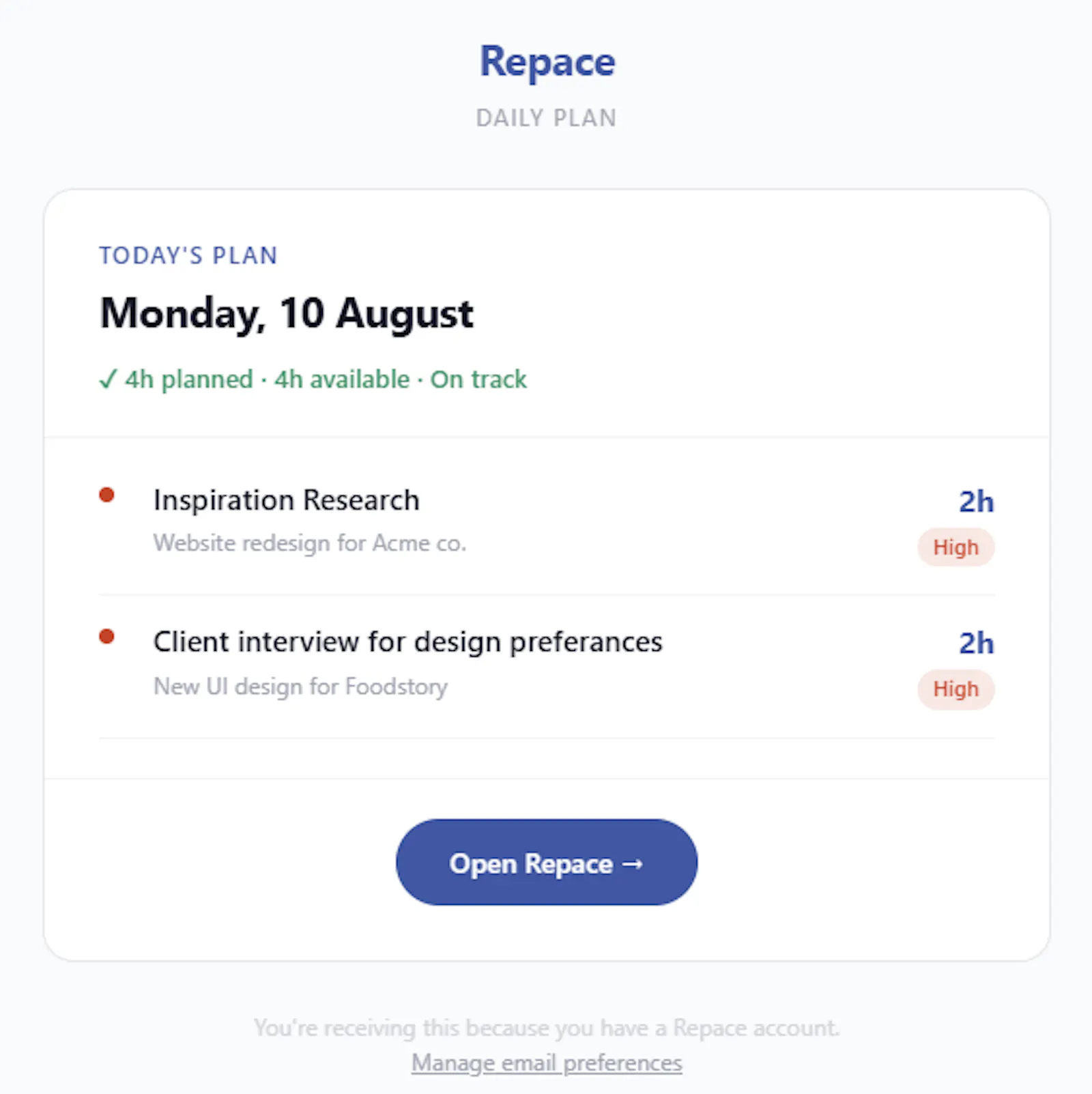 Repace screenshot 4