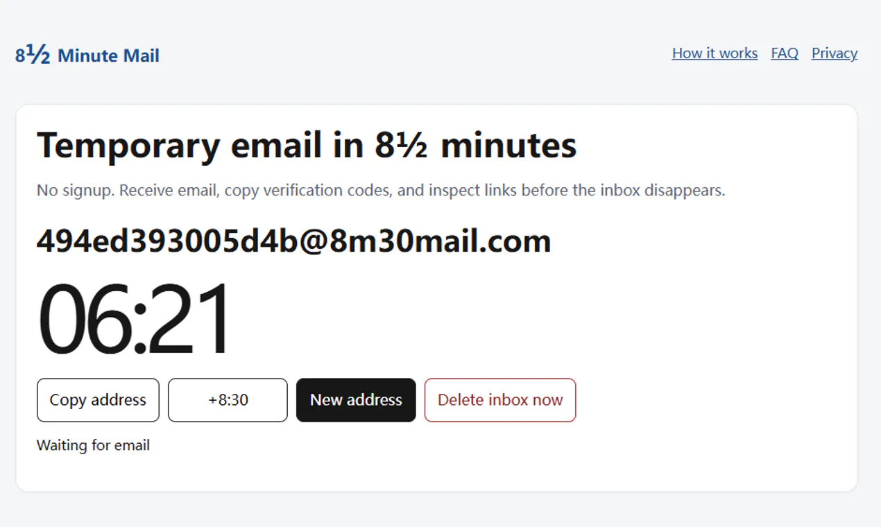 8½ Minute Mail gallery image