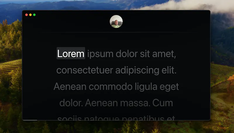 PromptCam - MacOS secret teleprompter screenshot 2