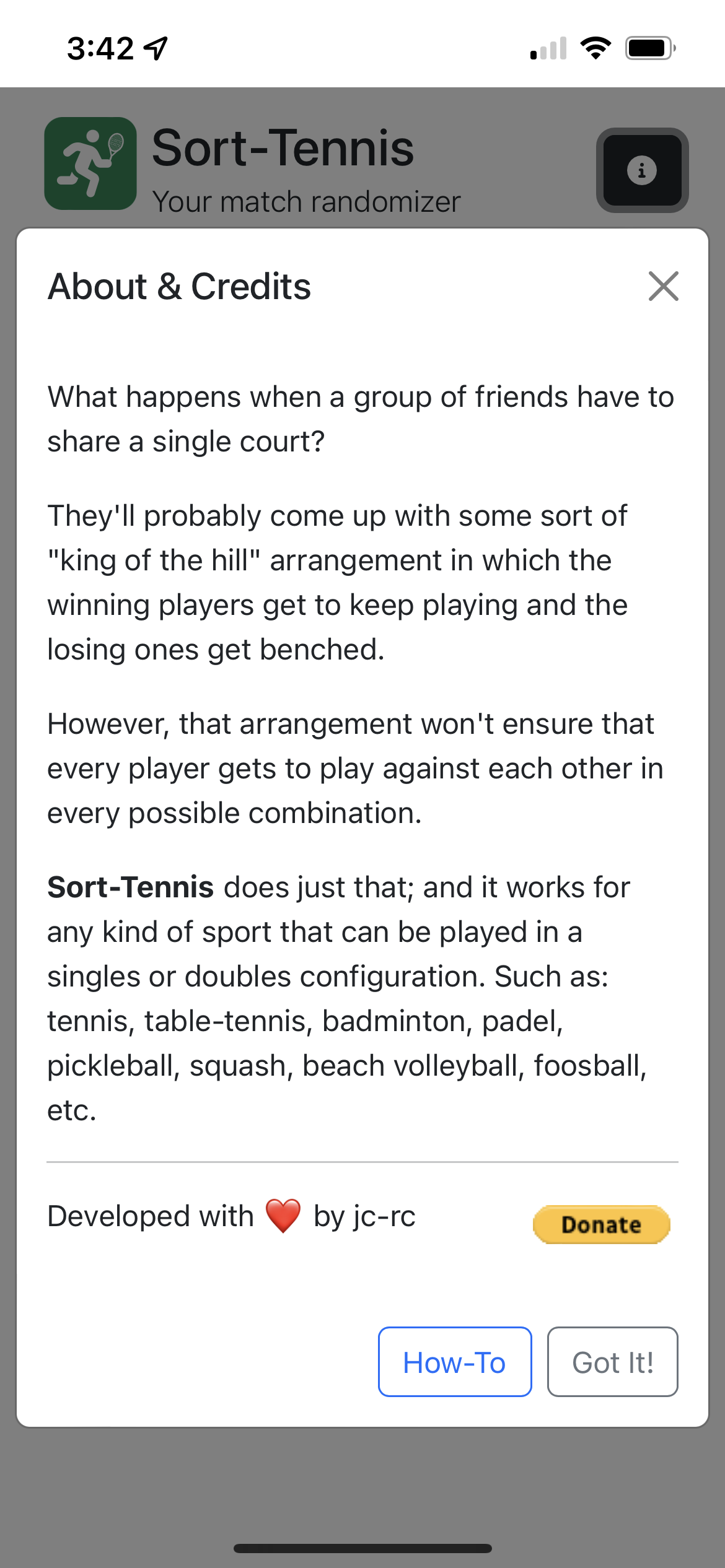 Media Sort-Tennis - Anda (tenis) perlawanan rawak. 6