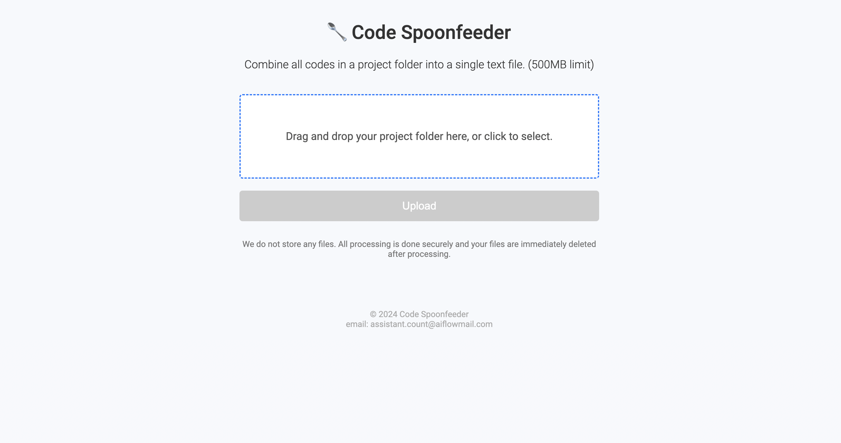 startuptile Code Spoonfeeder-Spoonfeed your entire code to Chat GPT