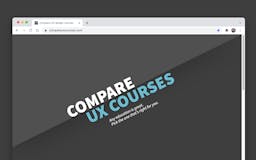 Compare UX courses media 2