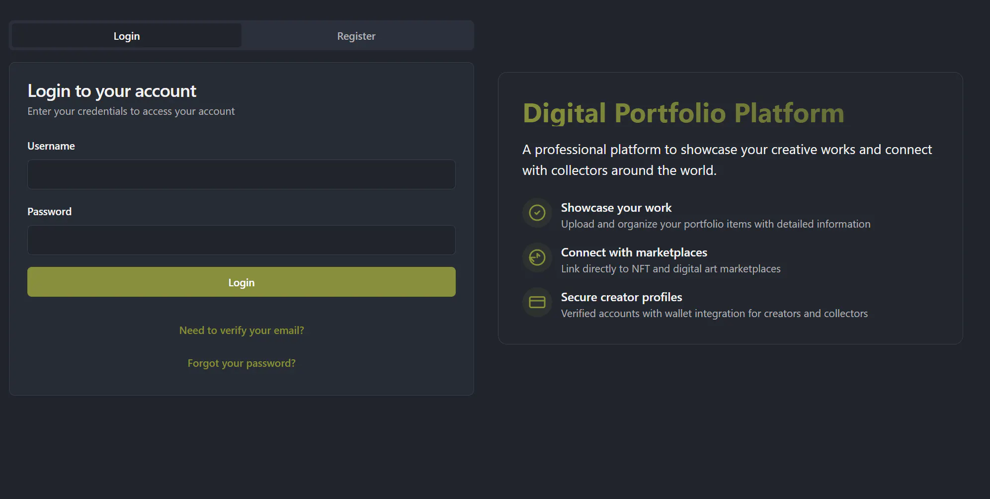 NFT Portfolio Manager gallery image