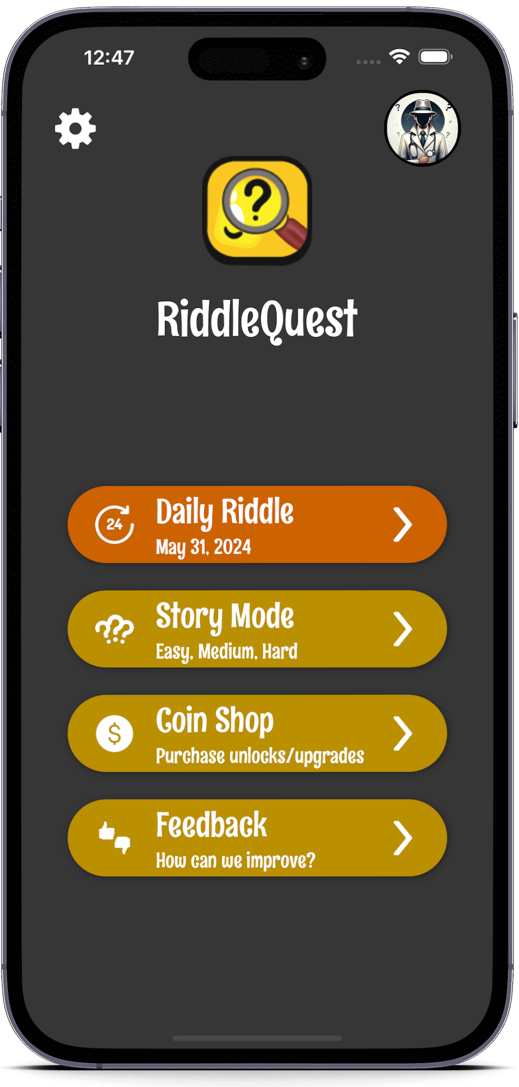 riddlequest - 每天的谜语来增强您的思想媒体2