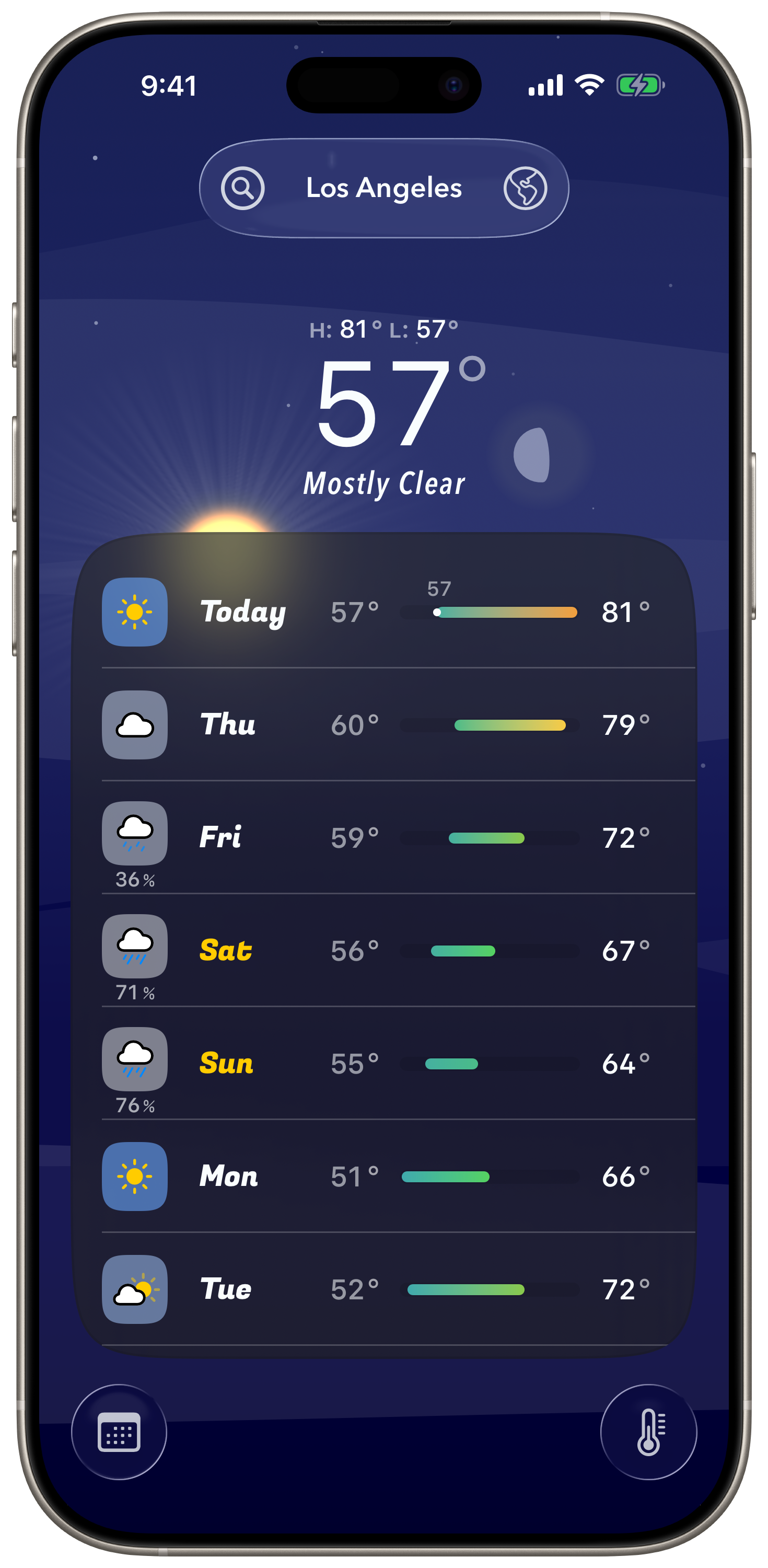 Sunroof Weather gallery image