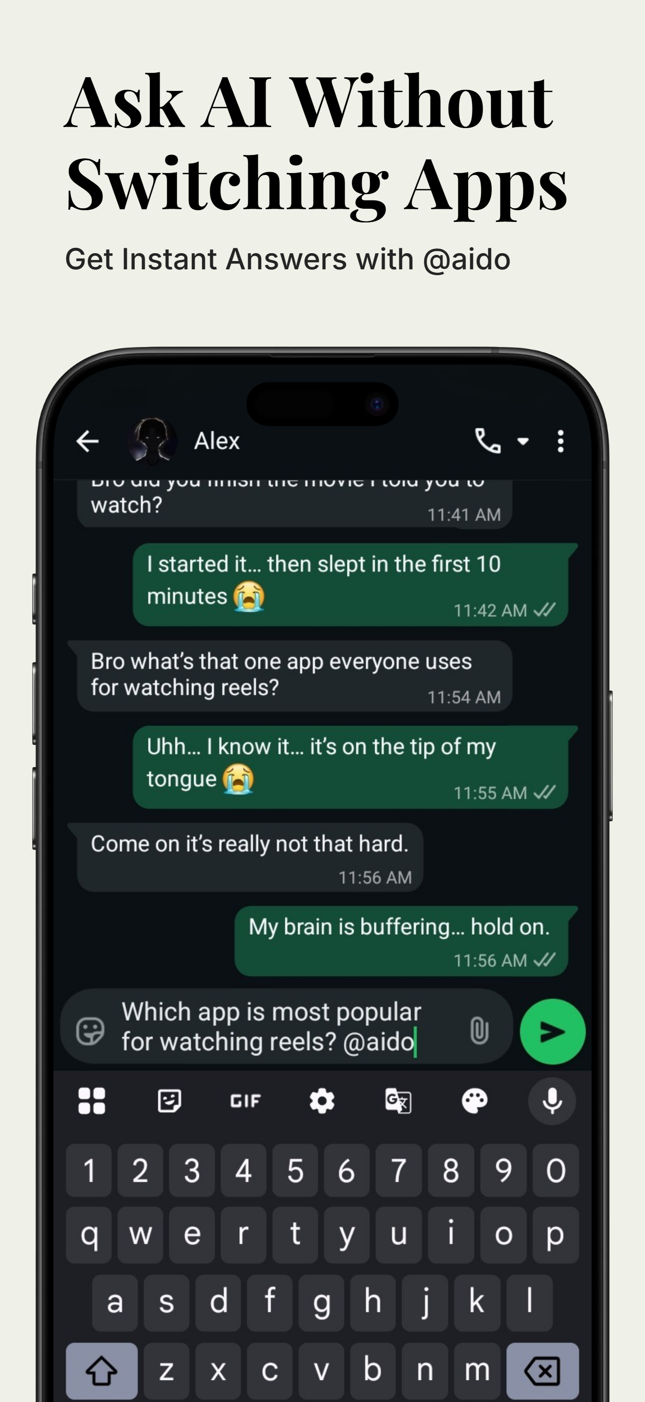 Aido - Screenshot 3 showing product features and functionality