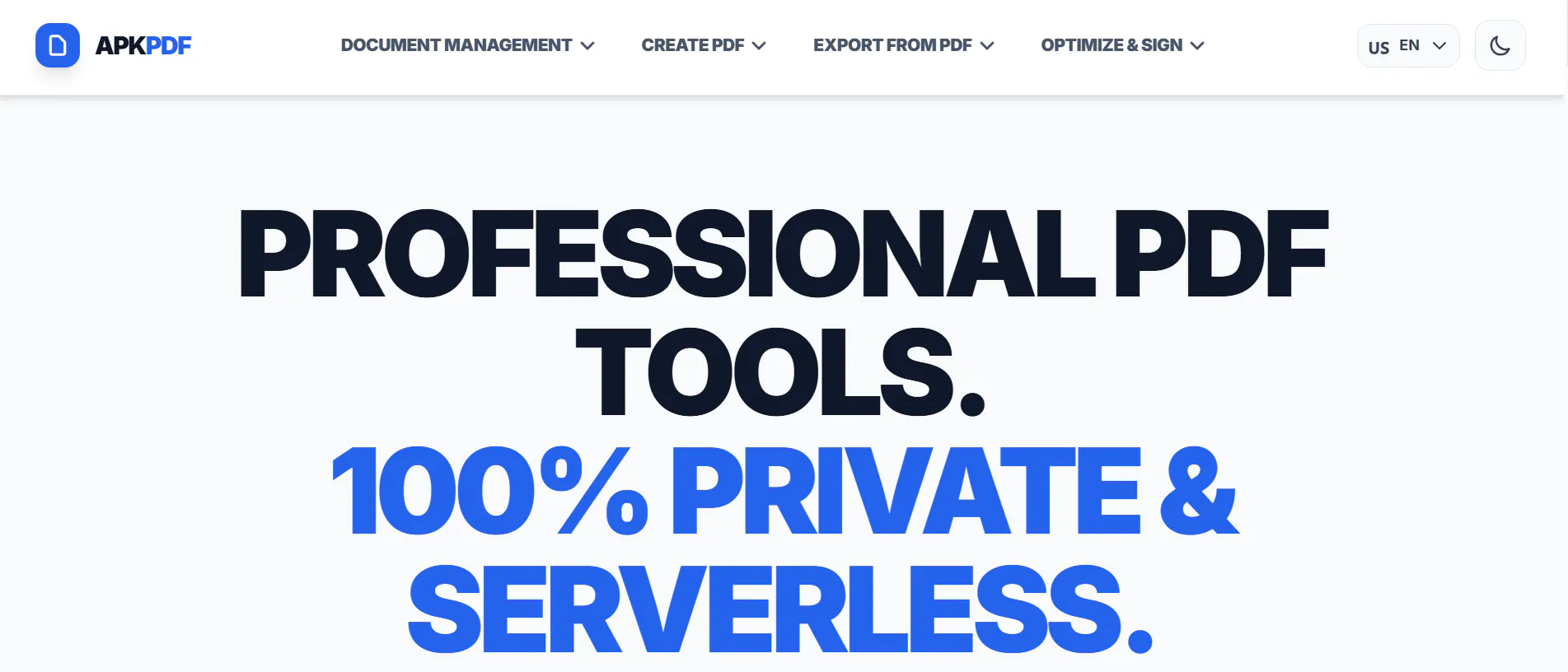 APKpdf — Private PDF Tools Online gallery image