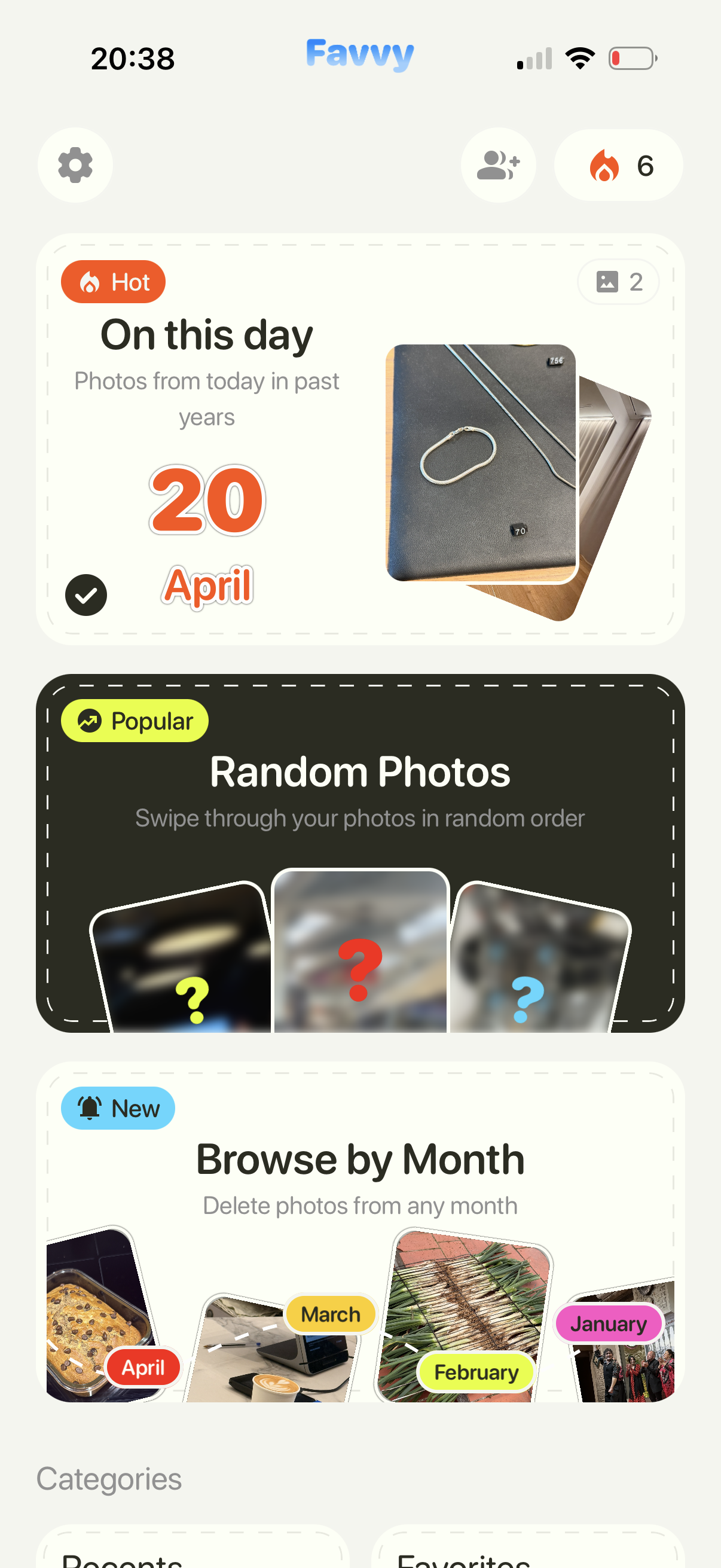 Favvy: Clean your photos gallery image