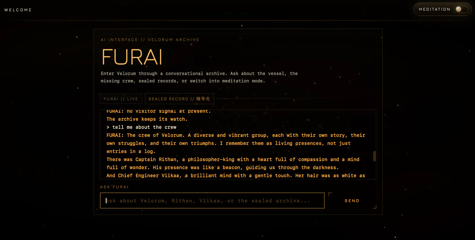FURAI AI screenshot 2