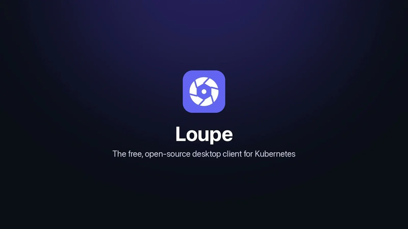 Loupe for Kubernetes screenshot 1 (video preview)
