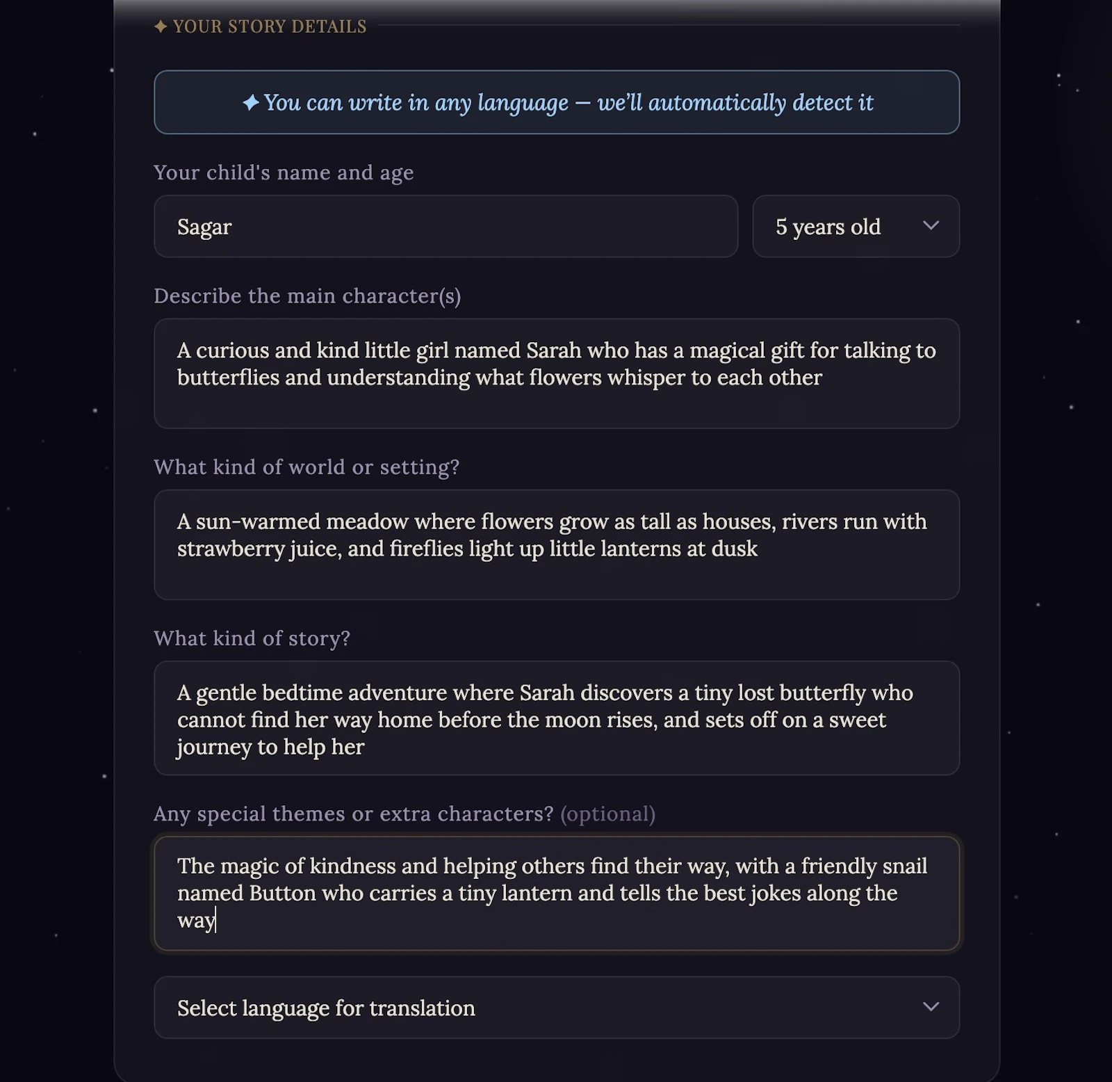 The Perfect Bedtime Story screenshot 2
