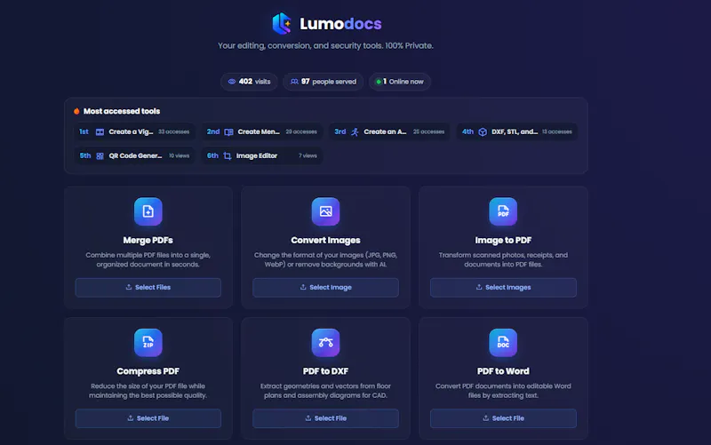 Lumodocs screenshot 2