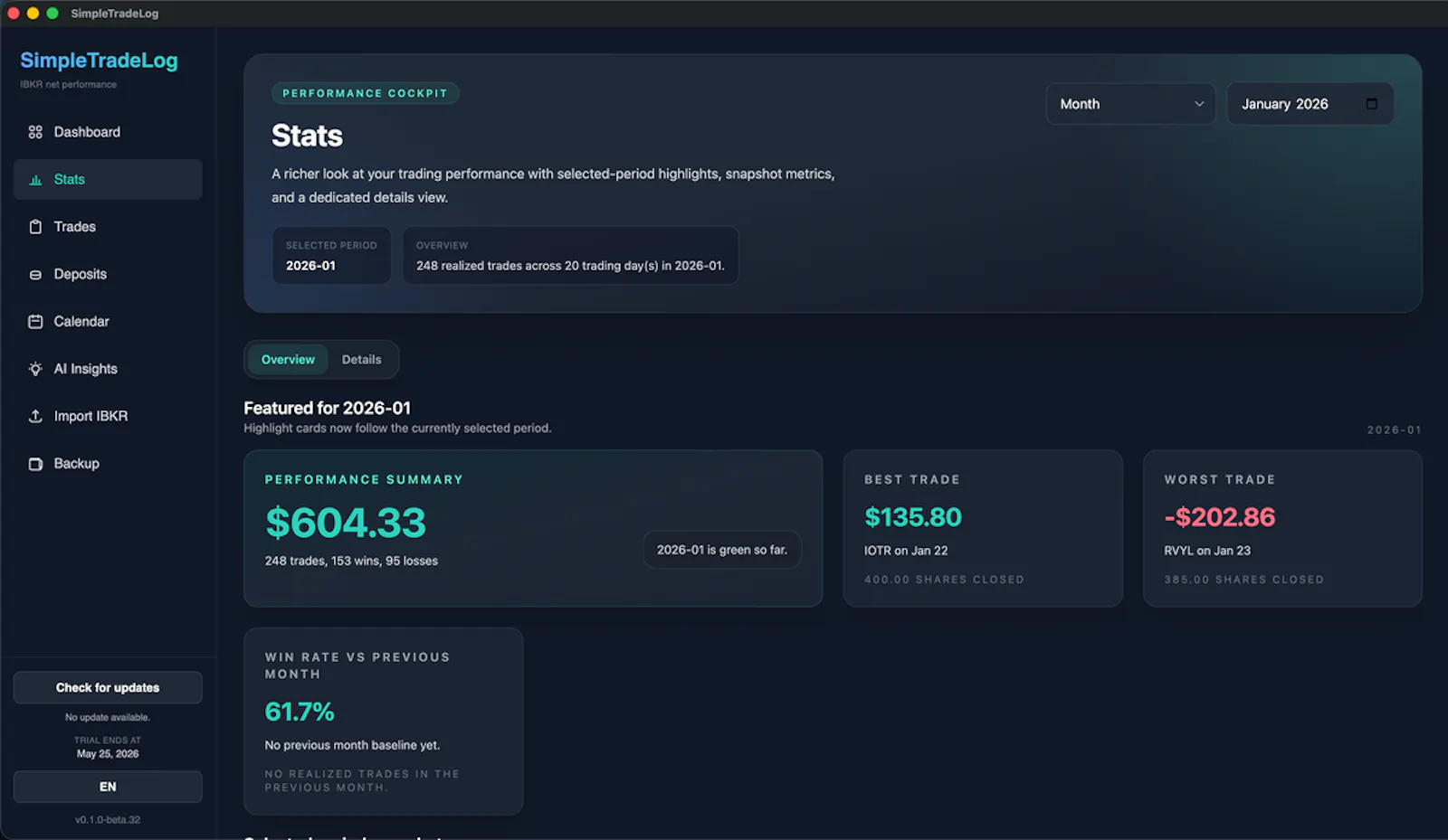 SimpleTradeLog screenshot 4