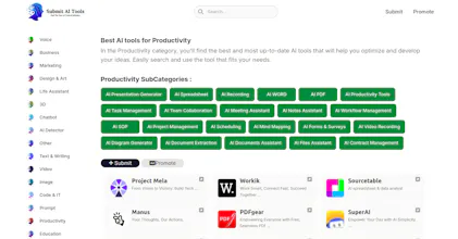 Submit AI Tools gallery image