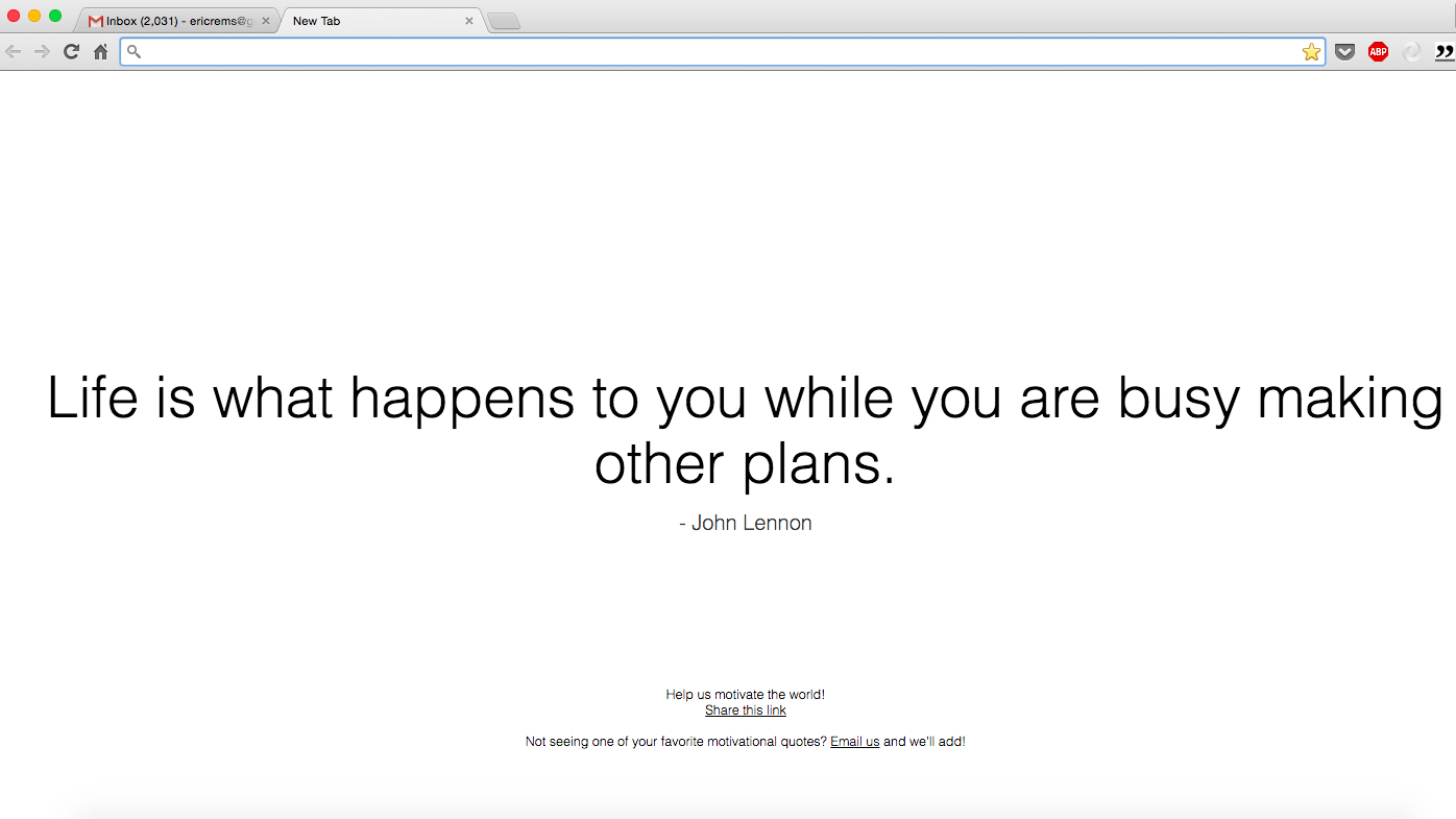 New Tab Motivation gallery image
