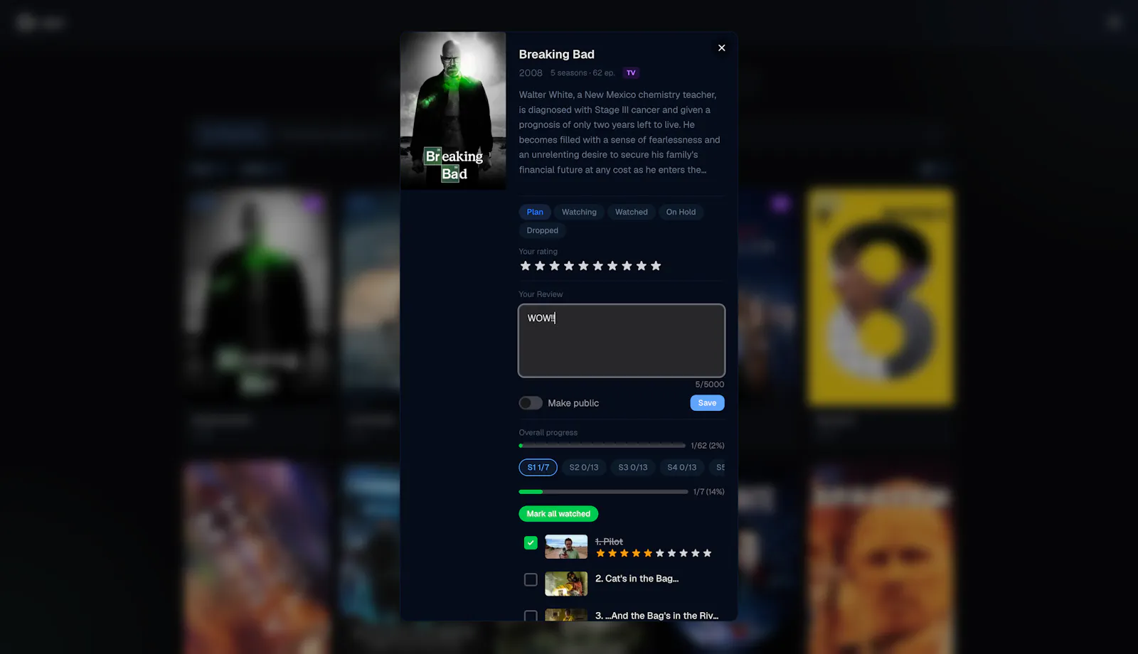 Minimalist Movie Tracker screenshot 3