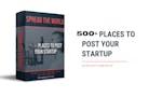500+ places to promote your startup image