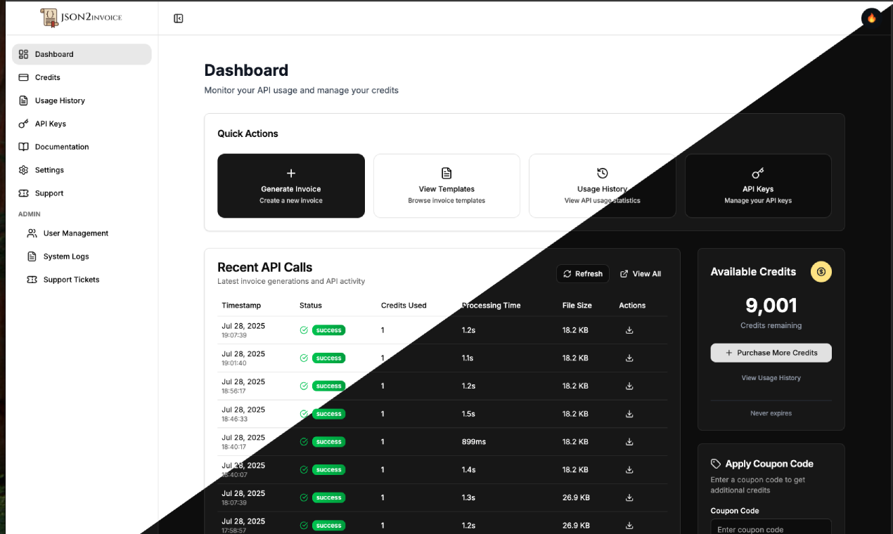 JSON2Invoice gallery image