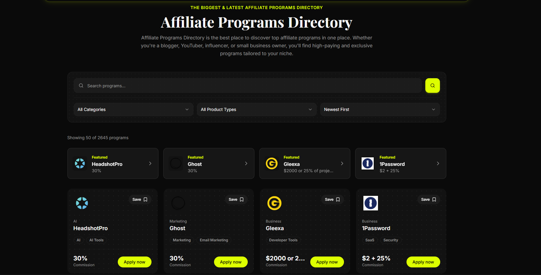 AffiliateVault - Screenshot 2 showing product features and functionality