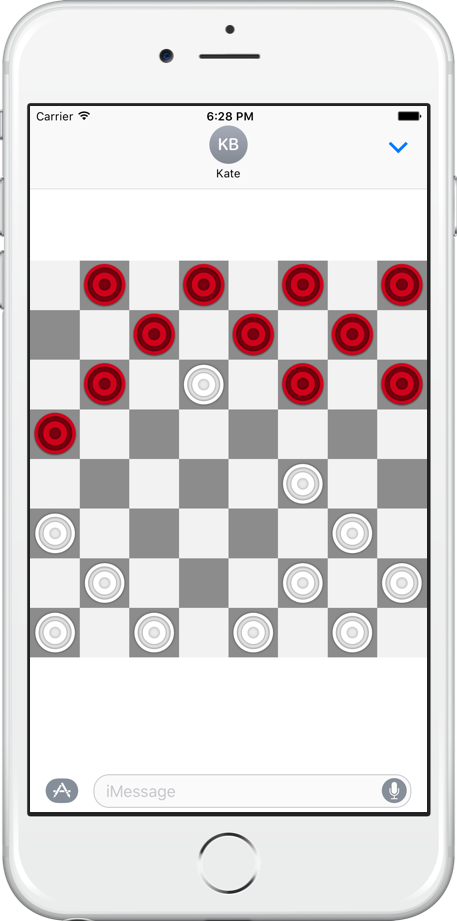 Checkers Draughts For Imessage Play With Your Friends Using Ios 10 Messages Product Hunt