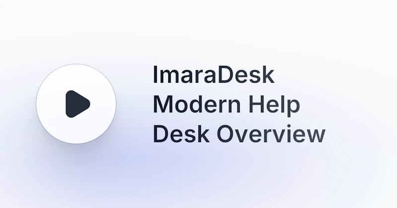 Imaradesk Ticketing System screenshot 5