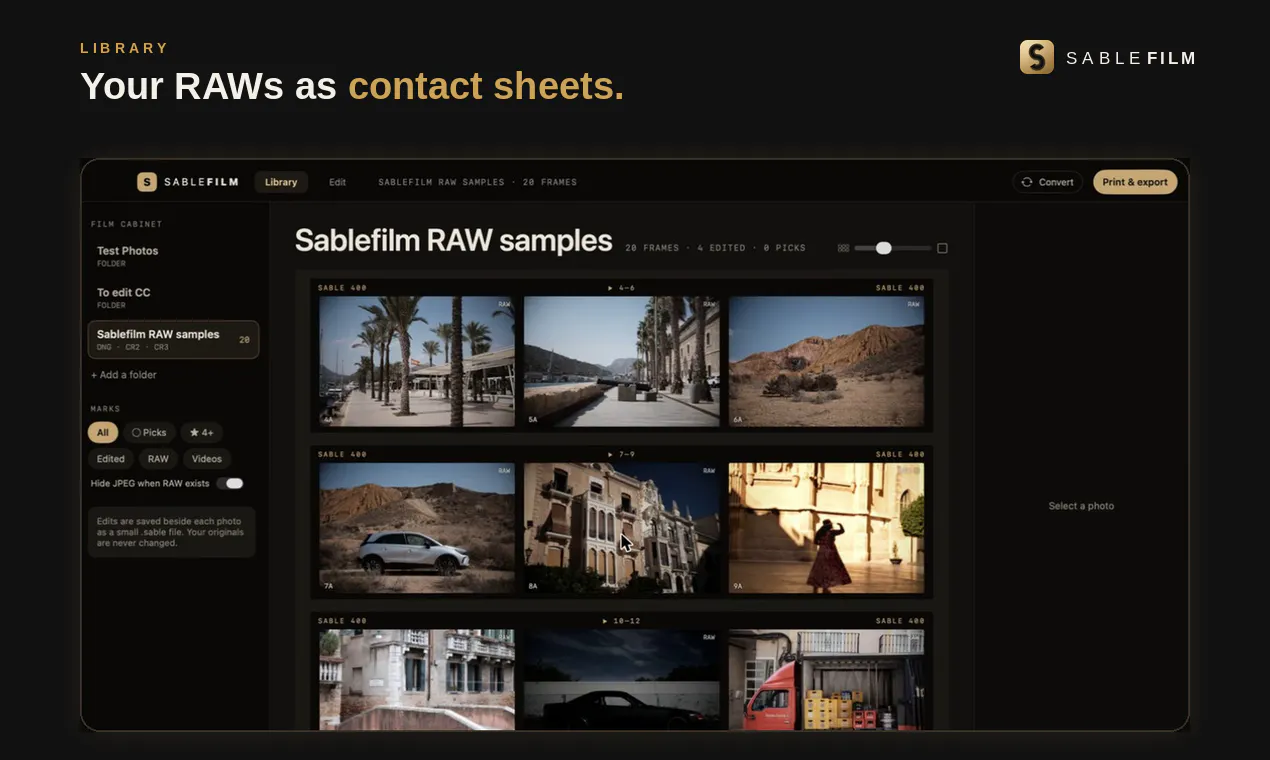 Sablefilm gallery image