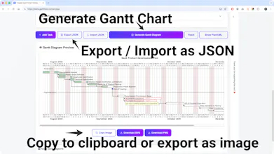 GanttTool gallery image