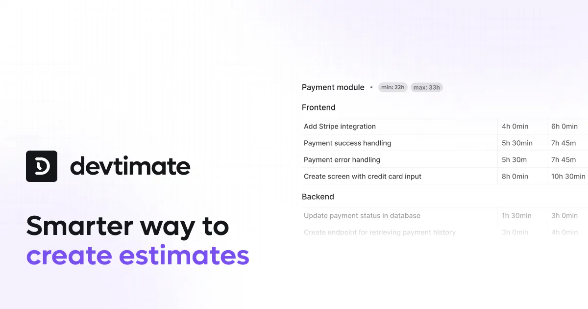 devtimate