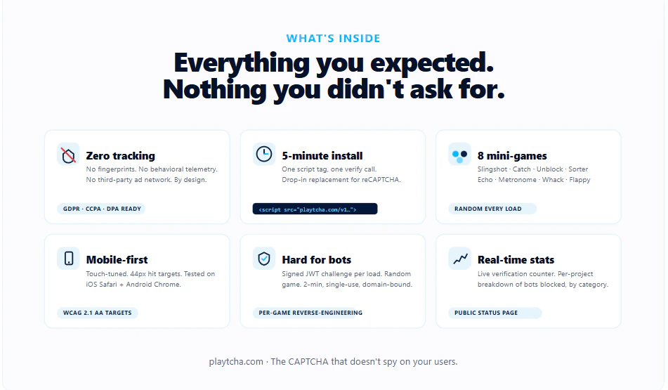 Playtcha.com - The fun CAPTCHA screenshot 3