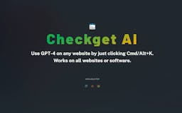 Checkget - Smart Assistant for ChatGPT media 1