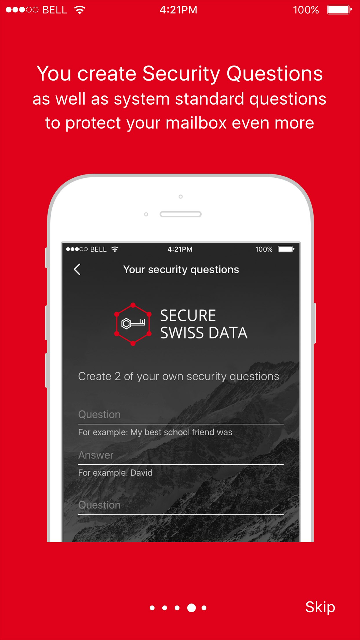 Secure Swiss Data Encrypted Mobile App gallery image